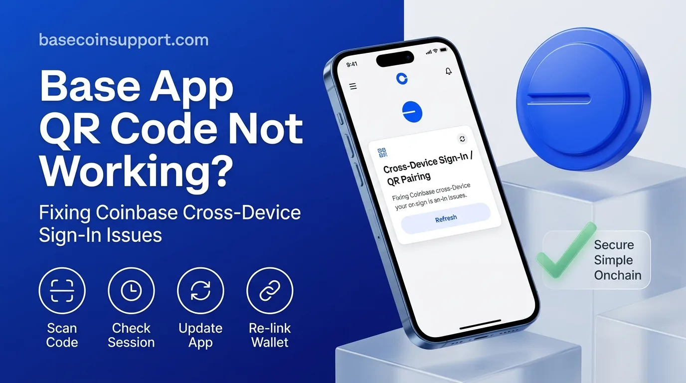 Base App QR Code Connection Not Working? Coinbase Changed Cross-Device Sign-In