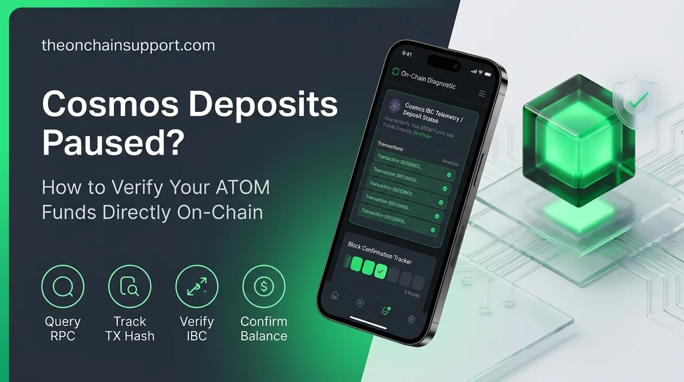 Crypto.com Cosmos Deposits Paused: How to Check Funds On-Chain